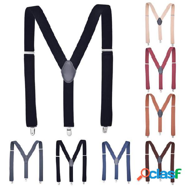 2019 mens clothing suspenders y-back 3.5cm wide adjustable