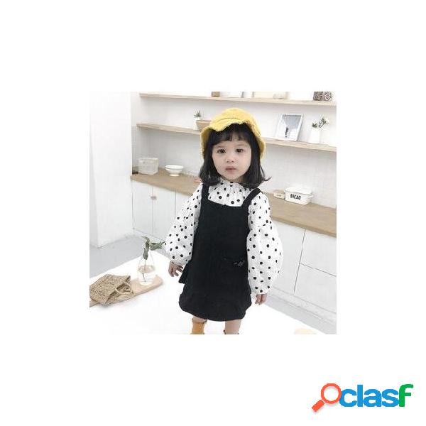 2019 new spring and autumn style children long-sleeved dress