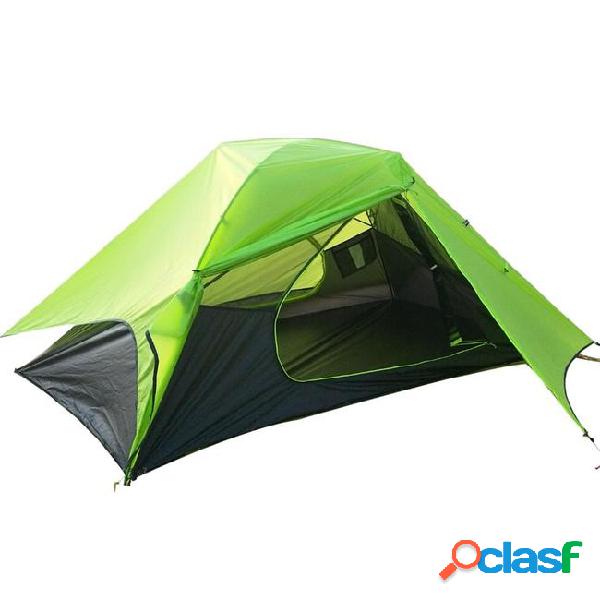 20d double layer waterproof 2 person backpacking tent for