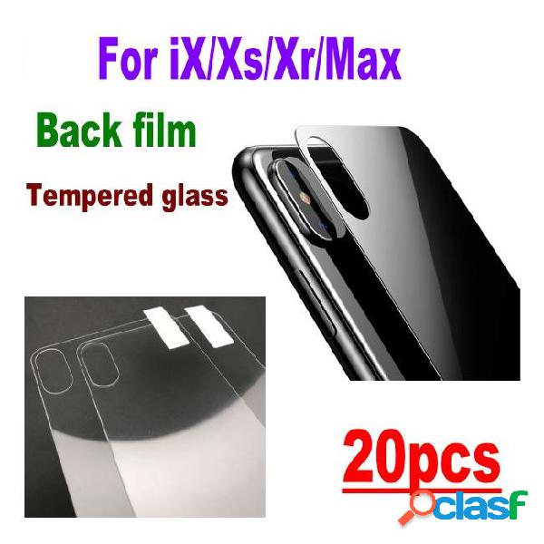 20pcs wholesale back screen protector for iphone x xs xr max