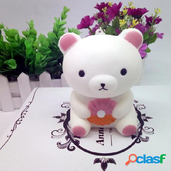 20pcs/lot new arrival slow rising bear squishy small white