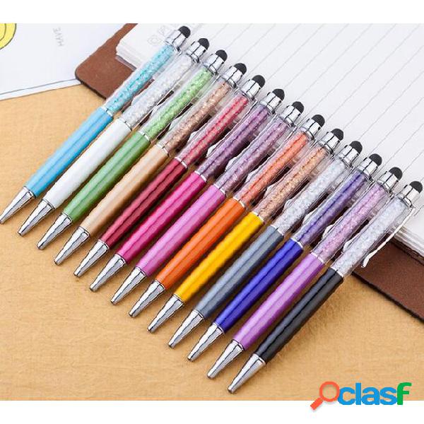 21 color diamond crystal pen fountain pen ball gift