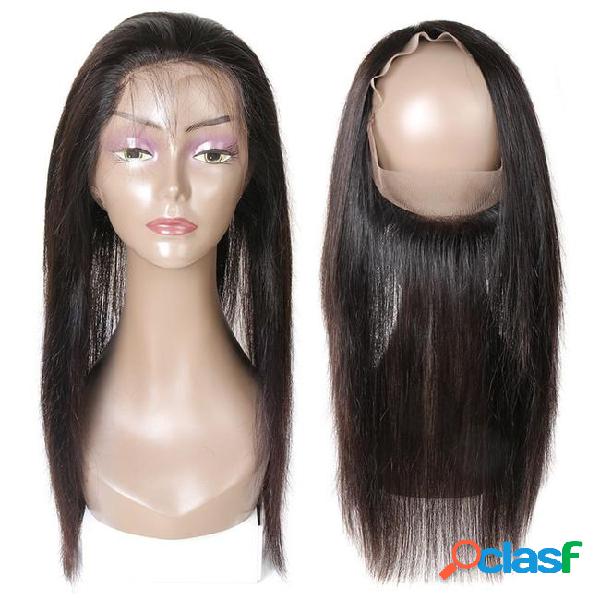 22.5*4*2 inch 360 lace frontal closure straight 8a grade