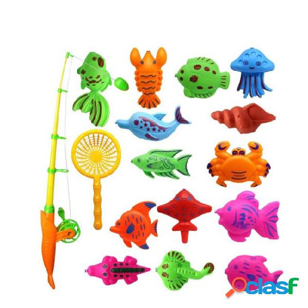 22 pieces colorful large tropical fish magnetic floating