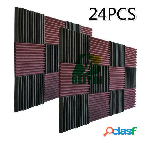 24pcs acoustic panel treatment silencing sponge panel studio