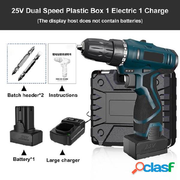 25v wireless power driver dc lithium battery electric drill