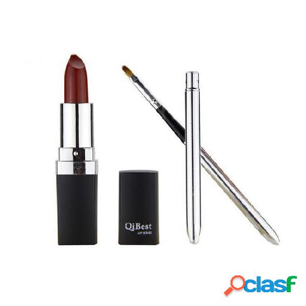 260pcs/lot dhl free qibest lipsticks with mini lipbrush