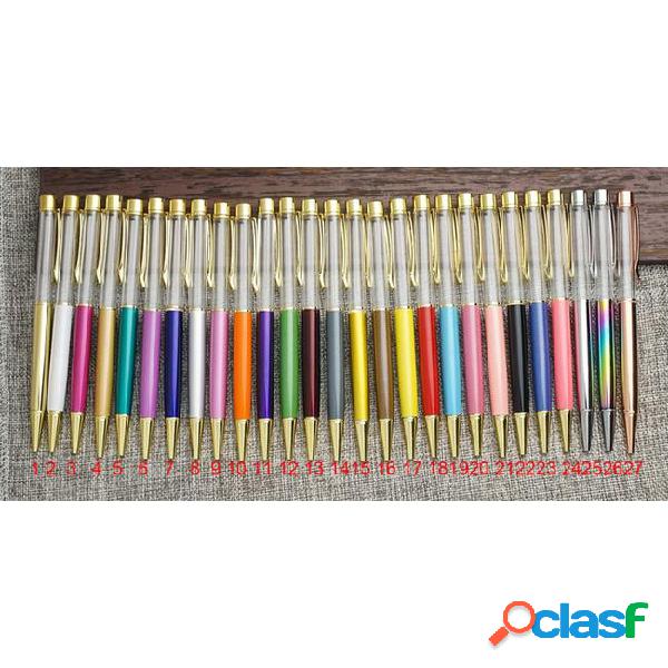 27 colors for choice ballpoint no oil no gold foil fill