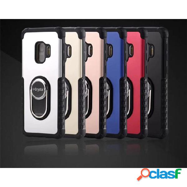 2in1 hybrid magnetic kickstand armor case for samsung galaxy