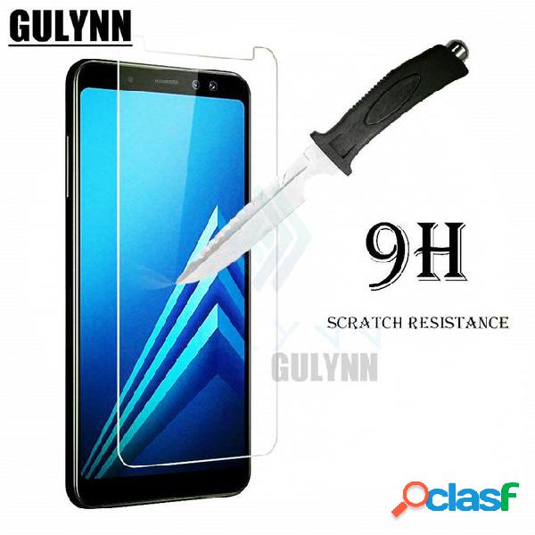2pc 9h tempered glass for galaxy a6 + plus 2018 duos