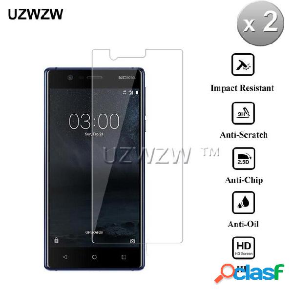 2pcs 0.26mm 2.5d tempered glass for 3 screen protector guard