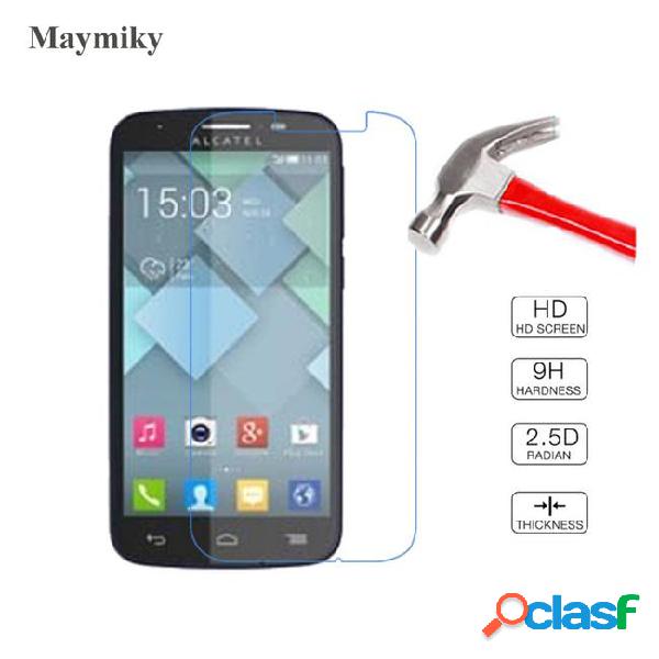 2pcs 0.26mm 9h tempered glass for alcatel pop c7 7040a 2015