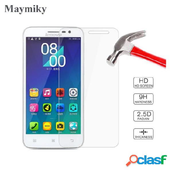 2pcs 0.26mm 9h tempered glass for lenovo a806 a8 a808t 2014