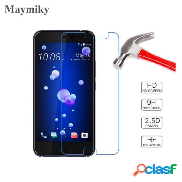 2pcs 0.26mm 9h tempered glass for u11 5.5 inch 2017 screen