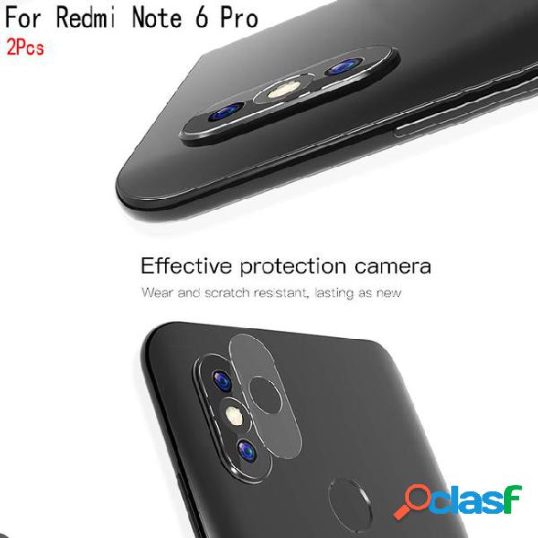 2pcs back camera lens tempered glass film for xiaomi redmi