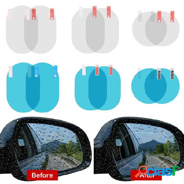 2pcs car sticker anti-fog car rearview mirror protective