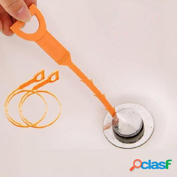 2pcs creative kitchen pipeline dredge hair sewer filter