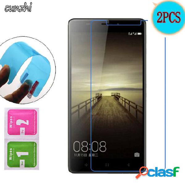 2pcs for elephone c1max ultra clear soft nano explosion