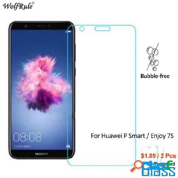 2pcs for glass huawei p smart screen protector tempered