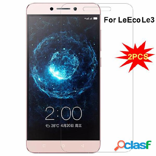 2pcs for leree le 3 tempered glass for letv cool1 screen