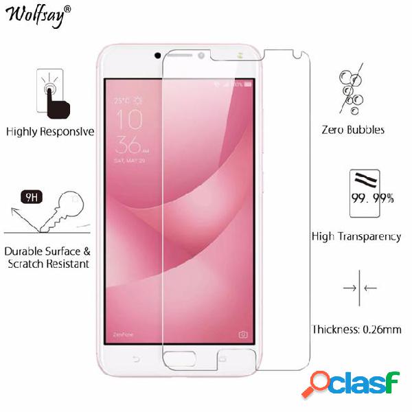 2pcs for tempered glass asus zenfone 4 max zc554kl screen