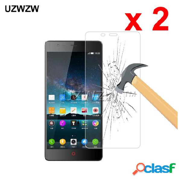2pcs for zte nubia z7 2.5d 0.26mm tempered glass protective