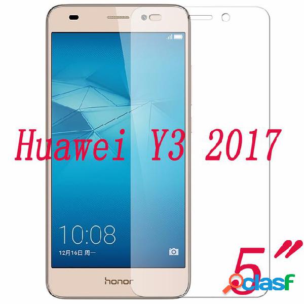 2pcs new screen protector mobile phone for huawei y3 2017