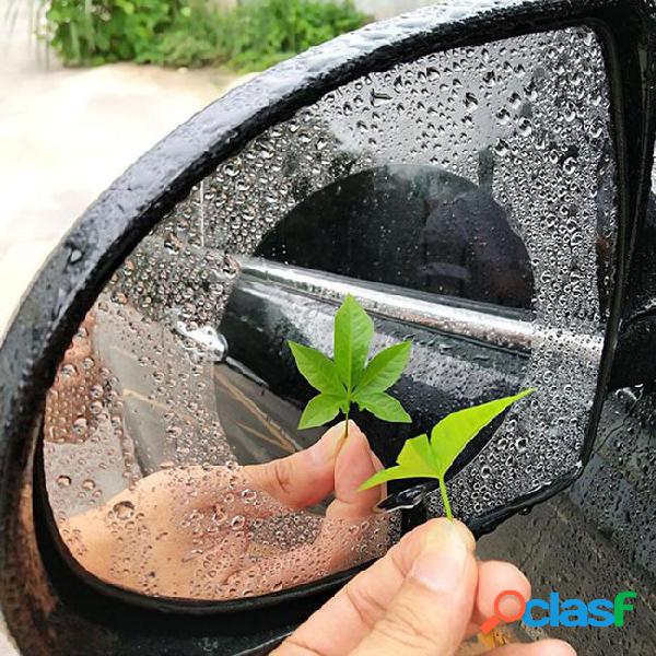 2pcs rainproof car rearview mirror film sticker anti-fog