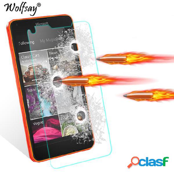 2pcs screen protector for glass lumia 640 tempered glass