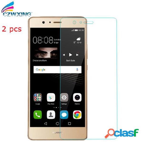 2pcs screen protector for huawei p9 lite tempered glass