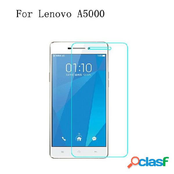 2pcs screen protector glass lenovo a5000 tempered glass for