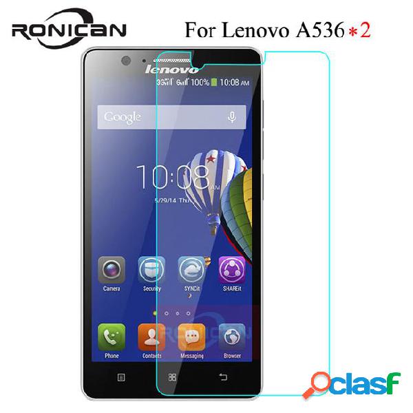 2pcs screen protector glass lenovo a536 tempered glass for