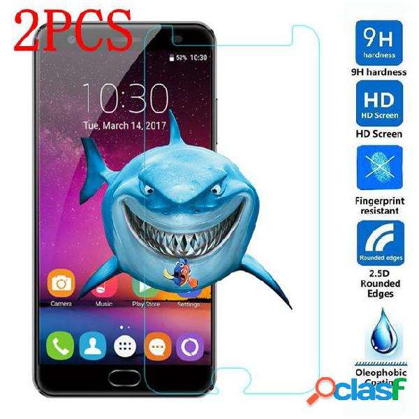 2pcs tempered glass for doogee x20 dual screen protector