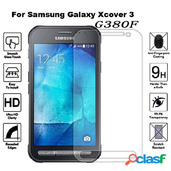 2pcs tempered glass for galaxy xcover 4 3 s8 active g380f