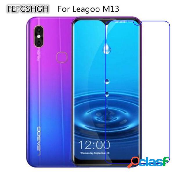 2pcs tempered glass for leagoo m13 protective film screen