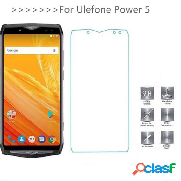 2pcs tempered glass for ulefone power 5 screen protector