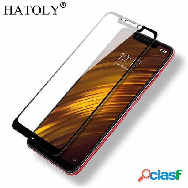 2pcs tempered glass for xiaomi pocophone f1 screen protector