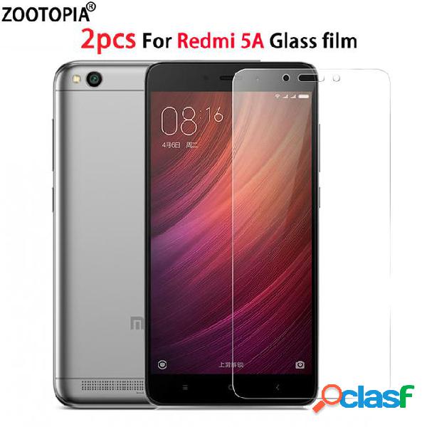 2pcs tempered glass for xiaomi redmi 5a screen protector