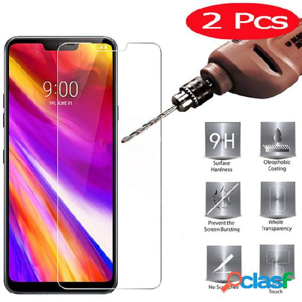 2pcs tempered glass screen protector for g7 thinq 9h