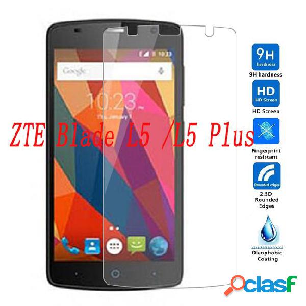 2pcs ultra-thin new for zte blade l5 / l5 plus tempered