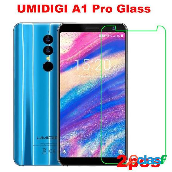2pcs umidigi a1 pro tempered glass 9h 2.5d protective glass