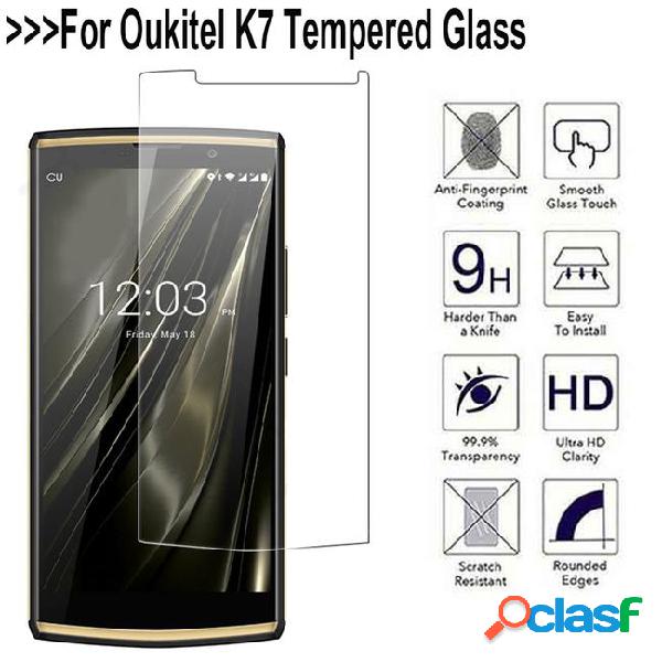 2pcs/lot 2.5d tempered glass for oukitel k7 screen protector