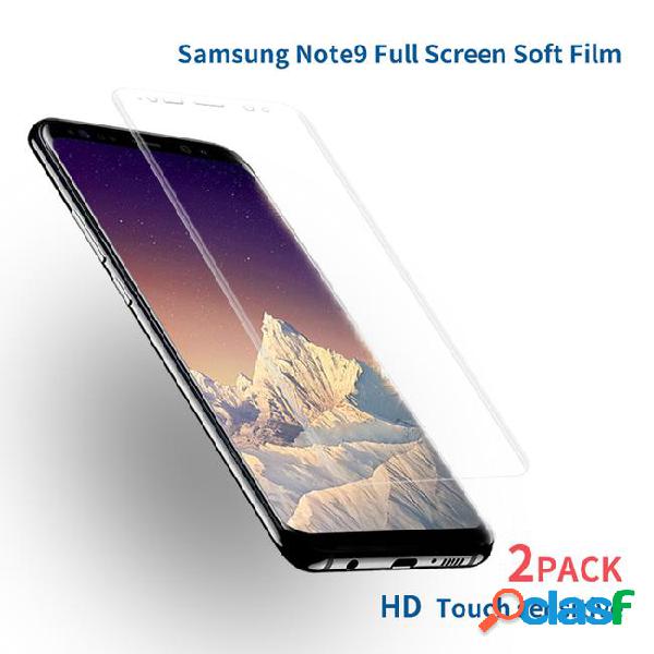 2pcs/lot 3d curved soft screen protector film for galaxy
