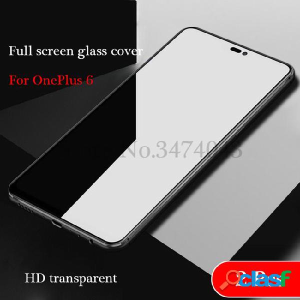 "2pcs/lot tempered glass for oneplus 6 screen protector for