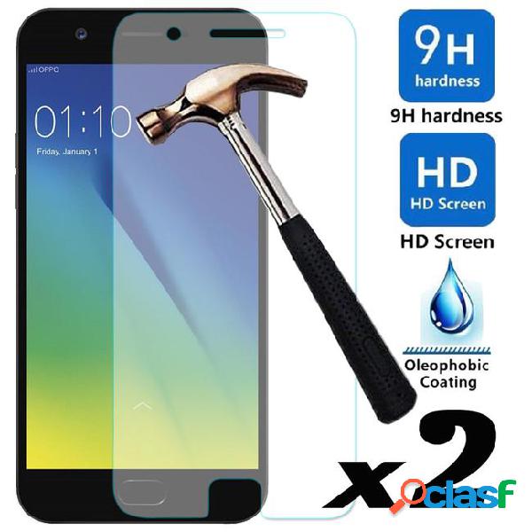 2pcs/lot tempered glass screen protector for oppo a57 / a39