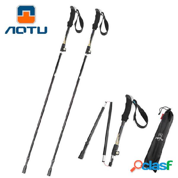 2x adjustable s lightweight walking sticks collapsible