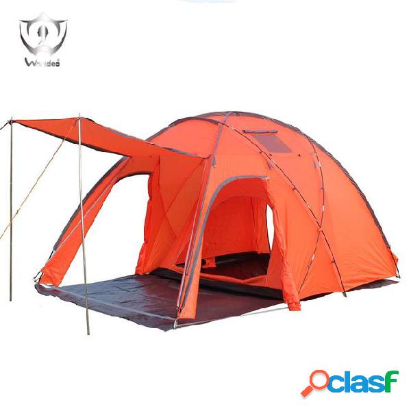 3-4 people room one room family tent double rain camping