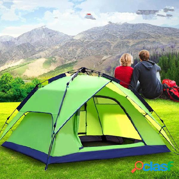 3-4 person 180*210*130cm double ultralight camping tent