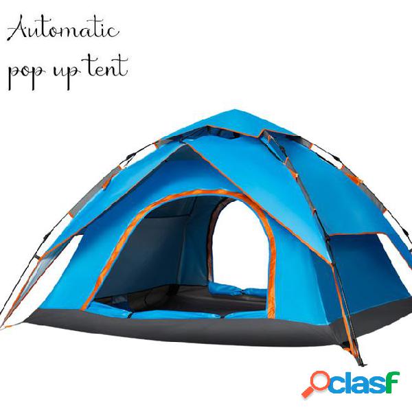 3-4 person pop up tent automatic double layers waterproof