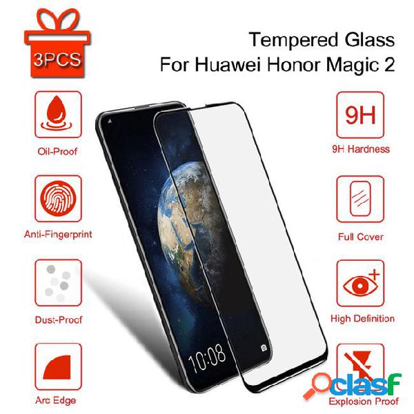 (3 pack) tempered glass for huawei honor magic 2 glass on